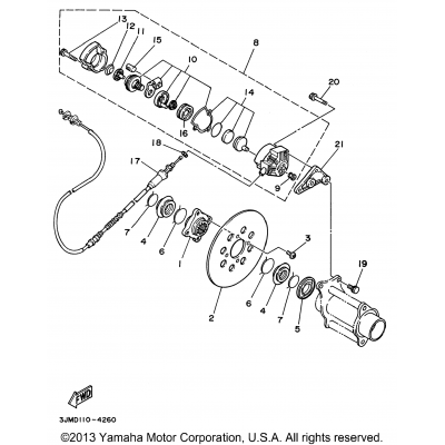 Rear Brake Caliper