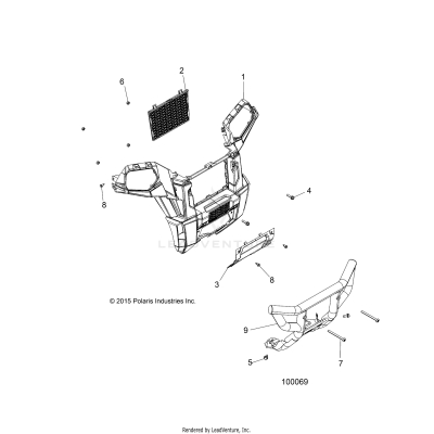 BODY, FRONT BUMPER - A19SVS95CR/ER [100069]