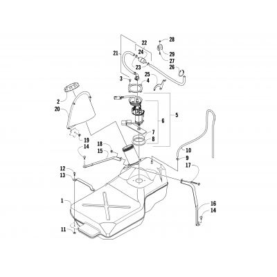 GAS TANK ASSEMBLY