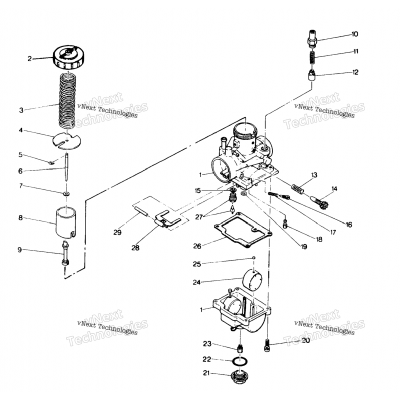 Carburetor Assembly 6X6