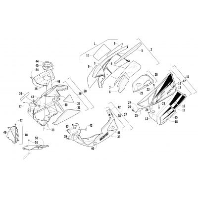 SKID PLATE AND SIDE PANEL ASSEMBLY