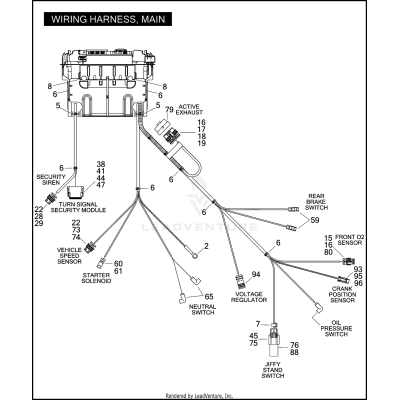 WIRING HARNESS, MAIN (3 OF 3)