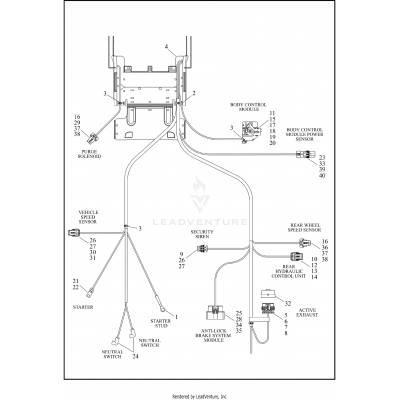 WIRING HARNESS, MAIN, ABS - FLS (4 OF 5)