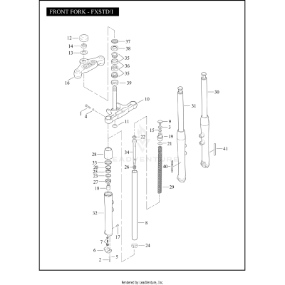 FRONT FORK - FXSTD/I