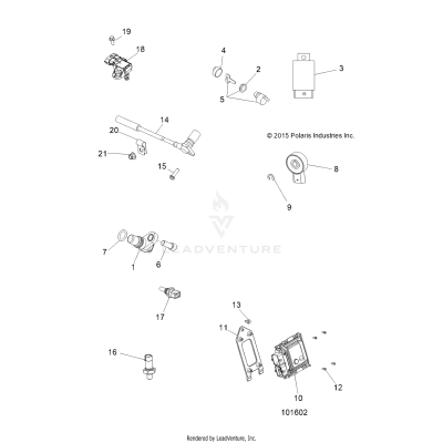 ELECTRICAL, SWITCHES, SENSORS and ECM MODULES - A20SUE57D5 (101602)