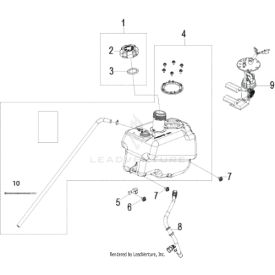 BODY, FUEL TANK and HOSES - A25YFA11N5 (A00067)