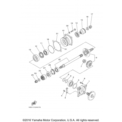 Middle Drive Gear