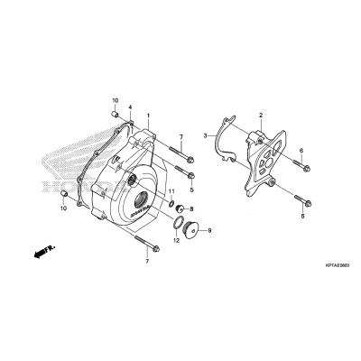 LEFT CRANKCASE COVER