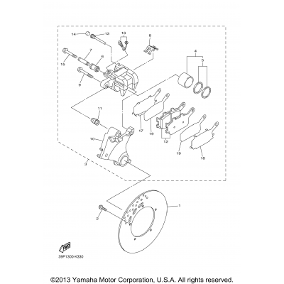 Rear Brake Caliper