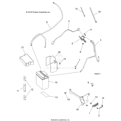 ELECTRICAL, BATTERY - A19S6E57B1 [100471]