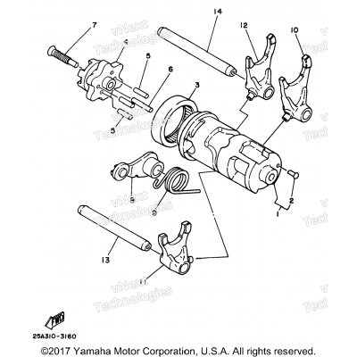 Shift Cam Fork