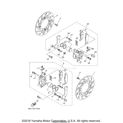 FRONT BRAKE CALIPER