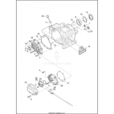 TRANSMISSION BEARINGS & COVERS