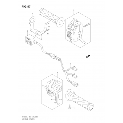 HANDLE SWITCH (AN650A L1 E28)