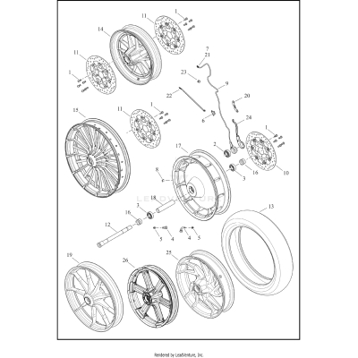 WHEELS, FRONT, CAST AND SLOTTED