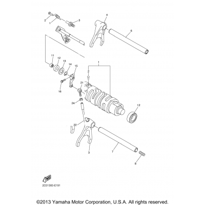 Shift Cam Fork