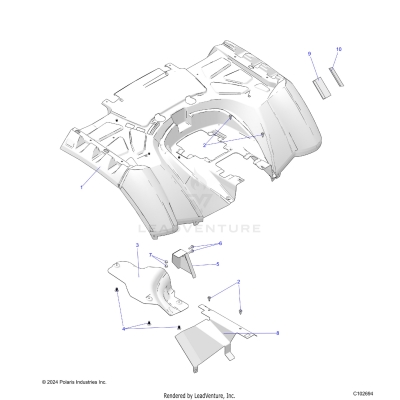 BODY, REAR CAB - A25SXN85A4 (C102694)