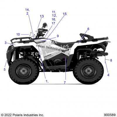 Body, Decals And Componants, 3Pc