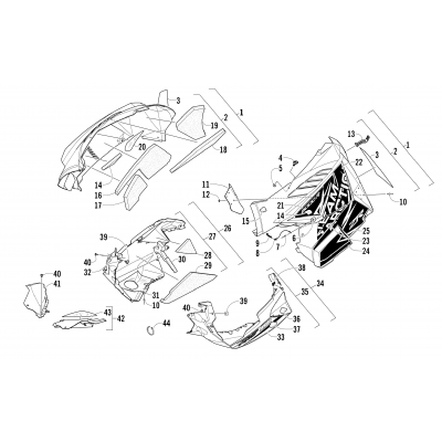 SKID PLATE AND SIDE PANEL ASSEMBLY