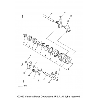 Shift Cam Fork