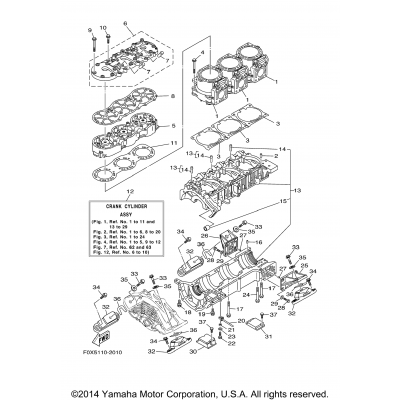 Cylinder Crankcase 1