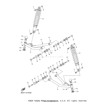 FRONT SUSPENSION WHEEL