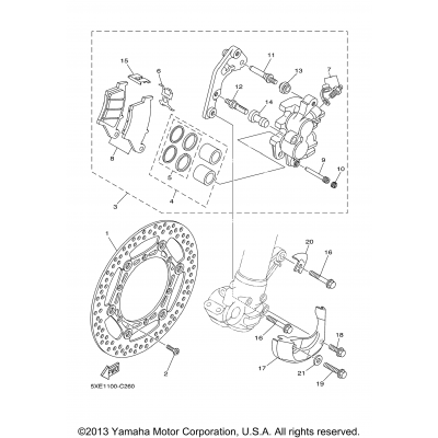 Front Brake Caliper