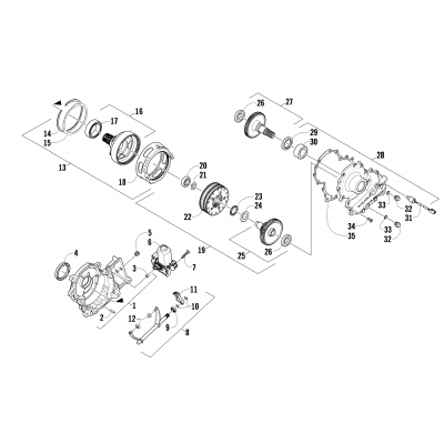 GEARCASE ASSEMBLY