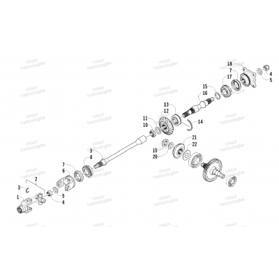 SECONDARY DRIVE ASSEMBLY