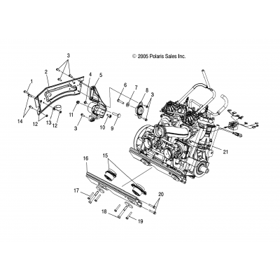 Engine Mounting Rh & Front