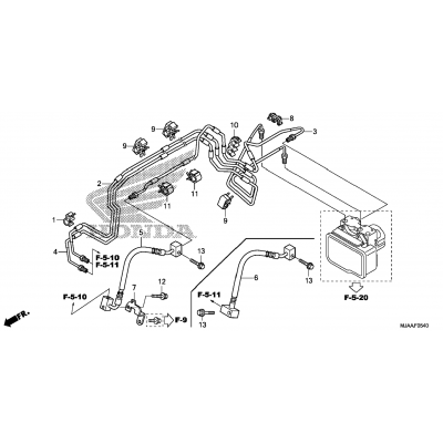 FRONT BRAKE PIPE