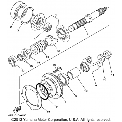 Middle Drive Gear