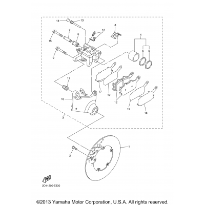 Rear Brake Caliper