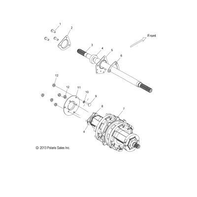 Drive Train, Jackshaft & Driveshaft All Options