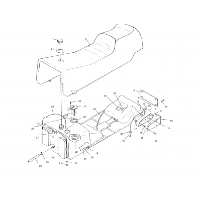 Seat & Gas Tank