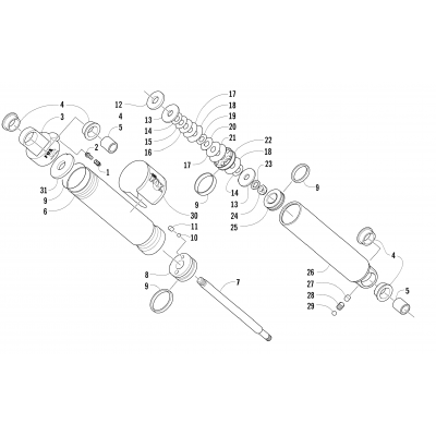 FRONT SUSPENSION SHOCK ABSORBER