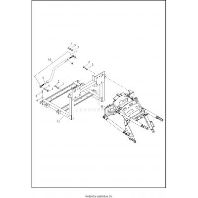 FRAME, REAR