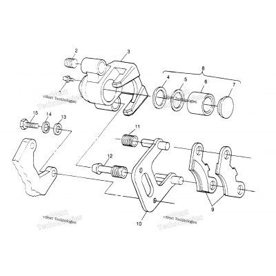 Front Brake Assembly 2X4 400L