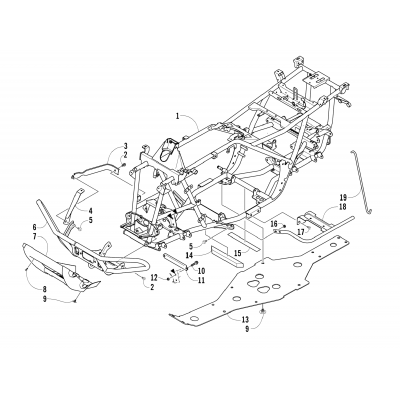 FRAME AND RELATED PARTS