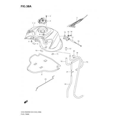 FUEL TANK (MODEL K9)