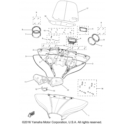 Cowling Windshield