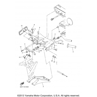 Steering Handle Cable