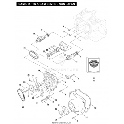 CAMSHAFTS & CAM COVER - NON JAPAN