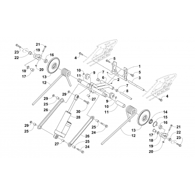 REAR SUSPENSION REAR ARM ASSEMBLY