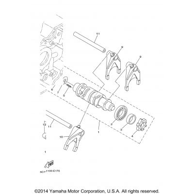 Shift Cam Fork