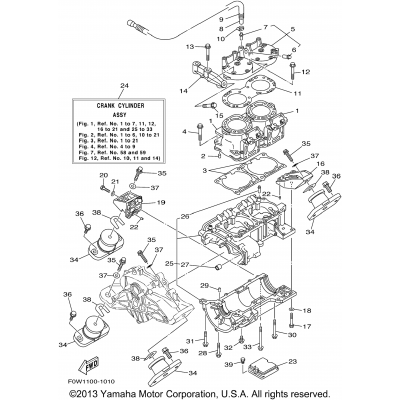 Cylinder Crankcase 1