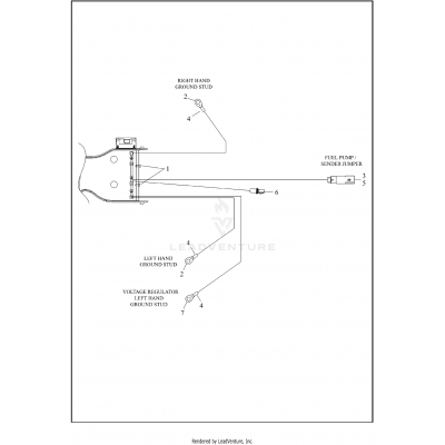 WIRING HARNESS, MAIN, NON-ABS - FLHX (5 OF 8)