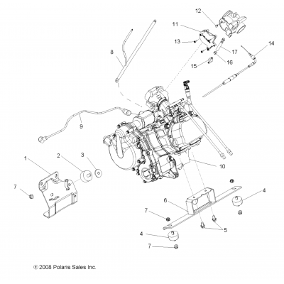 Engine, Mounting All Options