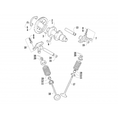 CAMSHAFT/VALVE ASSEMBLY