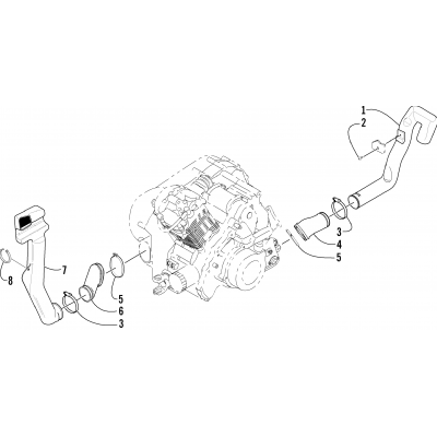 CASE/BELT COOLING ASSEMBLY